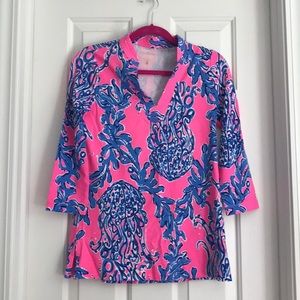 Lilly Pulitzer 3/4 sleeve shirt